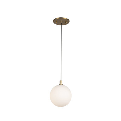 Luminaire suspendu en verre 5 pouces Bolla