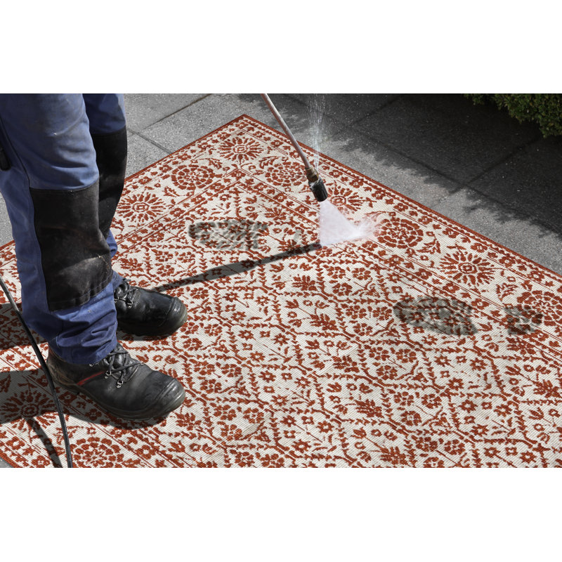 Curacao Flatweave Orange Rug, Rectangular 160 x 230cm
