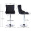 Glazer Swivel Upholstered Adjustable Height Bar Stool-289848698