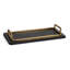 Greyson Leather Rectangle Tray Small (Natural Brass)-1679341871