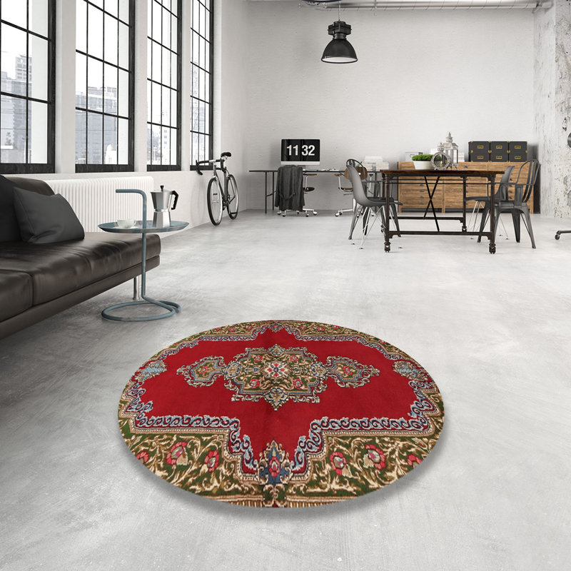 Oriental Indoor Rug, Round 7'