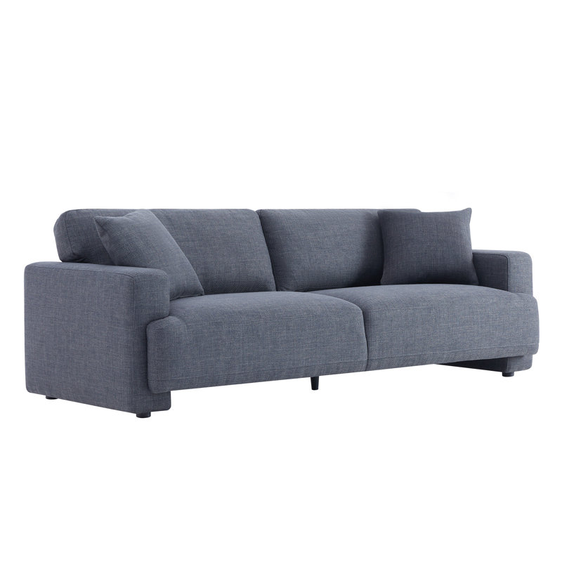 Canapé profond rembourré 90 po Ives, Gris anthracite Luna