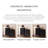 Black Solid + Manufactured Wood Accent Cabinet