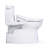 TOTO® WASHLET+® Carlyle® II One-Piece Elongated 1.28 GPF Toilet and WASHLET+® S5 Bidet Seat, Cotton White - MW6143446CEFG#01