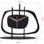 Analogue Metal Mechanical Tabletop Clock Black