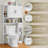 Farmhouse Rattan Storage Cabinet Over Toilet - 2 Door With Toilet Paper Holder - Space-Saving For Bathroom-458779908