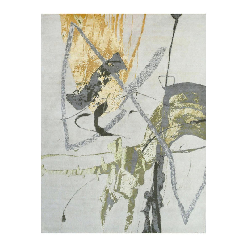 Tapis décoratif lavable à la machine Creative, Tapis de couloir 3 pi 3 po x 6 pi 7 po