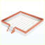 Structure de lit tapissier très grand avec lumières DEL et clôture de plancher et marches à 2 niveaux Blanc-1395587028