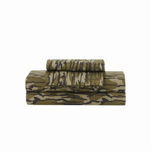 Mossy Oak Bottomland Camouflage Microfiber Sheet Set
