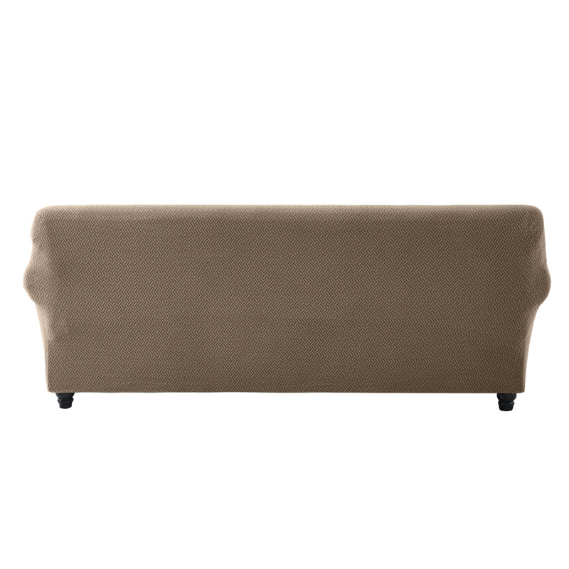 Luxury Microfiber Stretch Spandex Box Cushion Sofa Slipcover – Soft, Breathable, Wrinkle-Resistant & Durable Anti-Slip Furniture Protector