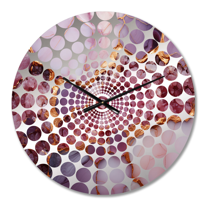 Lents - Horloge murale abstraite, Petit