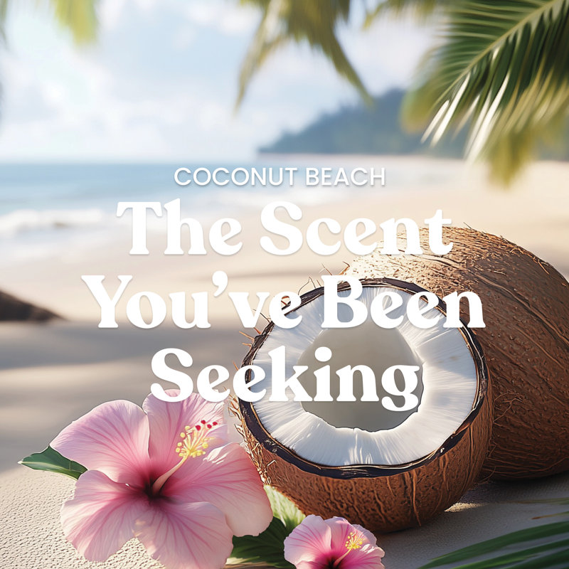  Coconut Beach Large Scented Candle