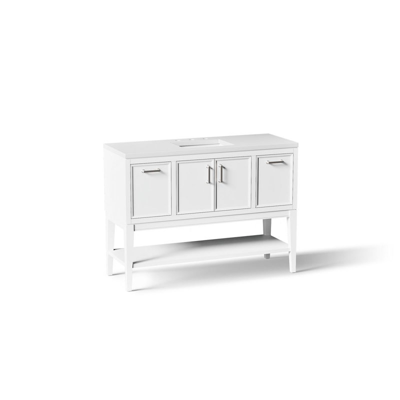 Ensemble de meuble-lavabo 48 po WinNow, Blanc