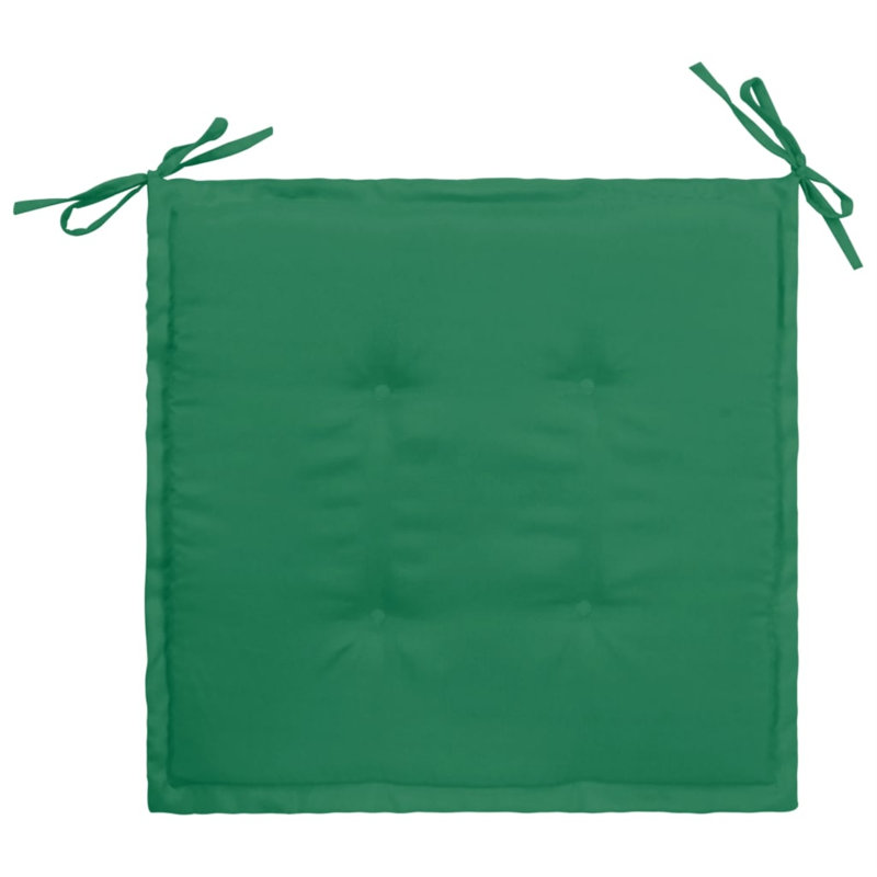 Outdoor Seat Cushion, Green, 15.7" x 15.7" x 1.2"
