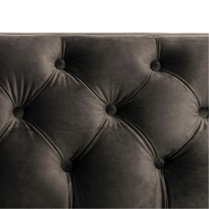 Skye 70.1'' Velvet Sofa, Dark Mink Velvet