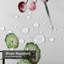 Peinture aquarelle avec rideau de douche à 12 crochets-152313007
