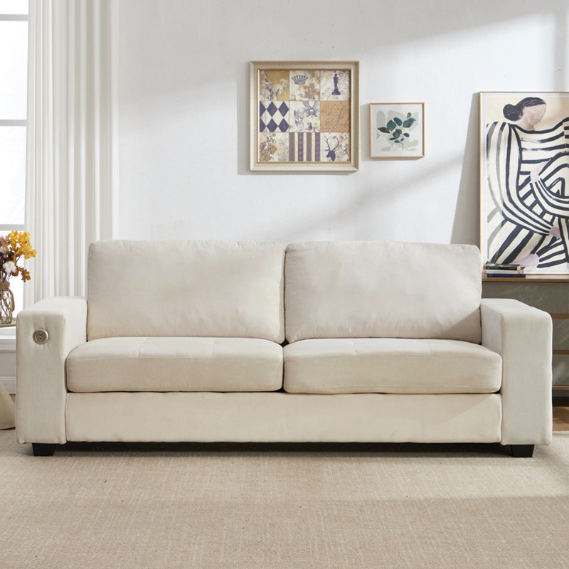 2 Seater Sofa, White