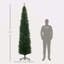 Arbre de Noël artificiel 8 pi avec 8 lumières, 668 branches, 250 lumières DEL colorées et base en acier