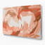 «Lyrical Abstraction 71», art mural en métal orange-418723054