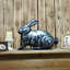 Statue de lapin en acier inoxydable