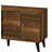 Tv Stand In Brown, For 50-59 Inch Tvs. 2 Storage Shelves & 1 Cabinet. Modern Entertainment Centre Living Room. Functional Open Shelf Electronics. Concealed Mid-Century Design With A Sleek Silhouette.