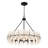 Abigail 6-Light Matte Black Pendant Light