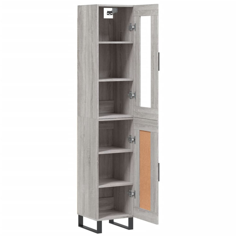 Nevara 34.5cm Sideboard, Grey Sonoma