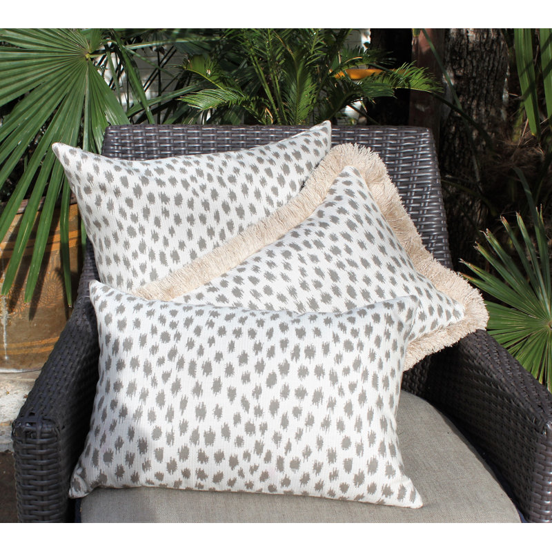 Housse et insert pour coussin d'extérieur Pebble Beach, Beige