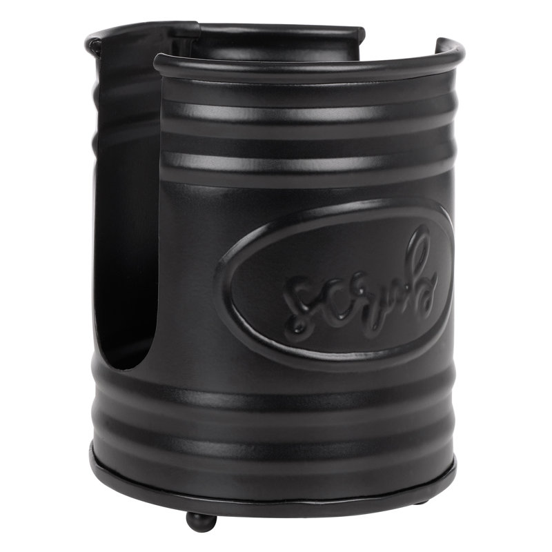 Farmhouse Galvanized Sponge Holder, Black