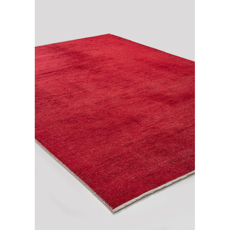 Rapture Area Rug in Red, Rectangle 9'10" x 14'