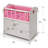 Storage Doll Crib with Bedding and Free Personalization Kit - White