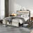 Dark Grey Queen Bed