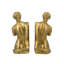 S/2 4.5X5X10" Venus De Milo Bust Bookends With Gold Finish
