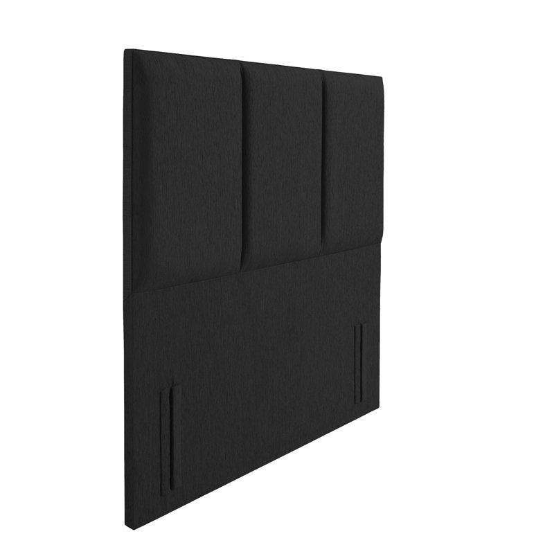 Guzik Upholstered Headboard, Black, Double (4'6)