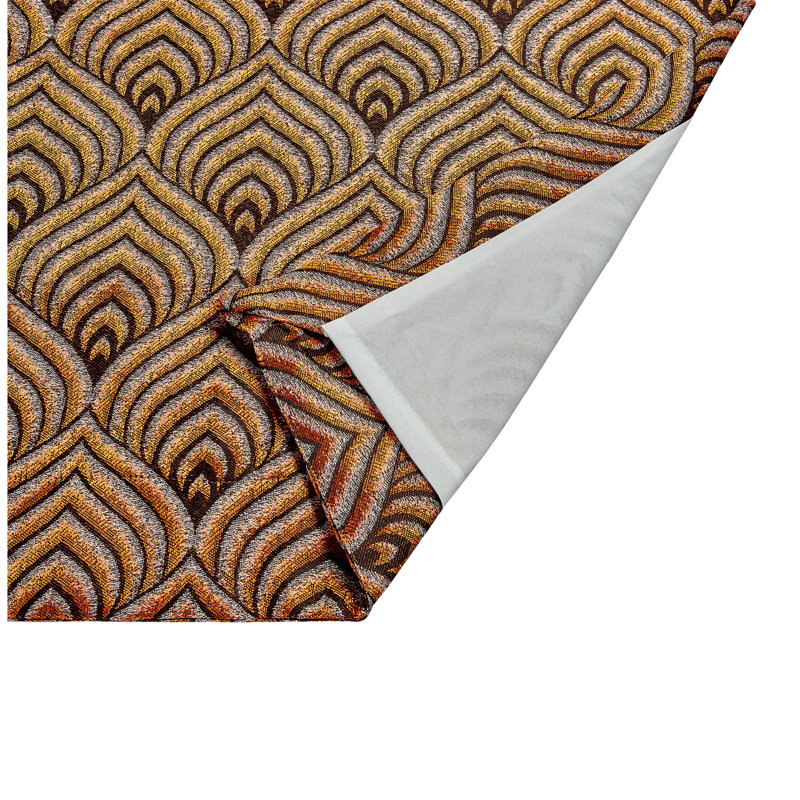 Annelise Room Darkening Pair, 117 W x 137 D cm, Orange
