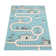Conant Machine Woven Blue Rug