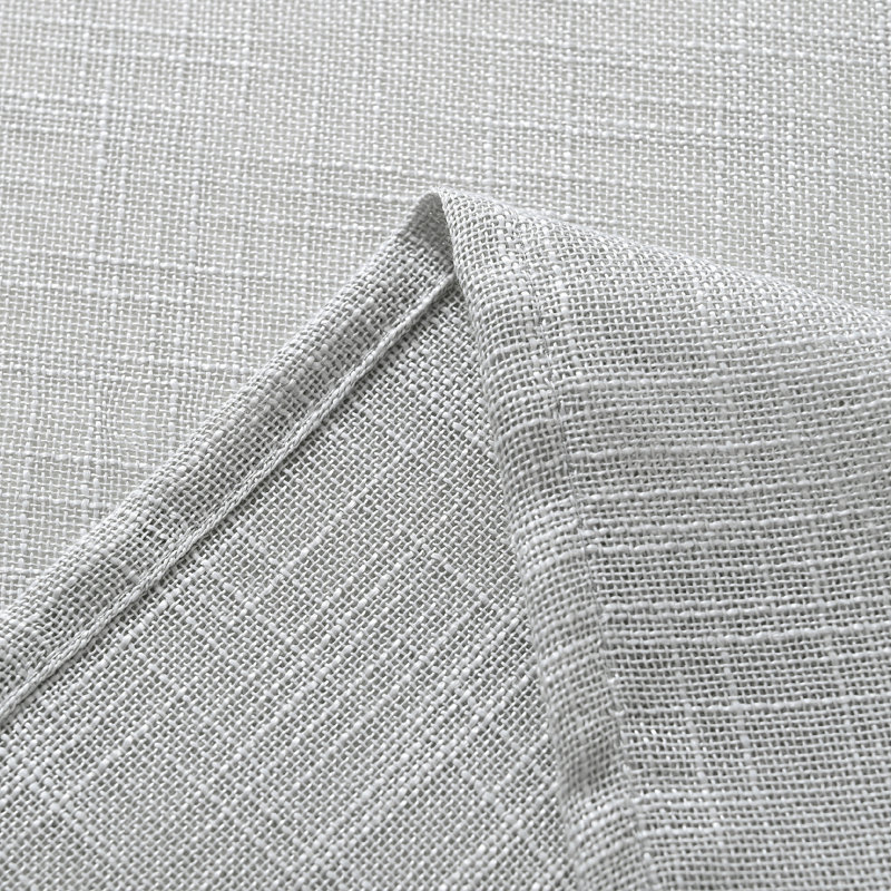 Paire de rideaux Draycott, Polyester gris, L 52 po x L 84 po