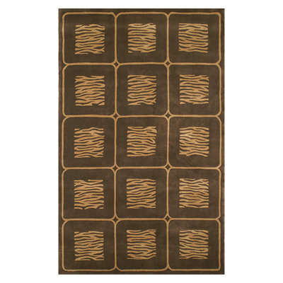 African Safari Wool Animal Print Indoor Rug