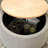 Round Storage Ottoman, 2 In 1 Function, Work As End Table And Ottoman-584312854