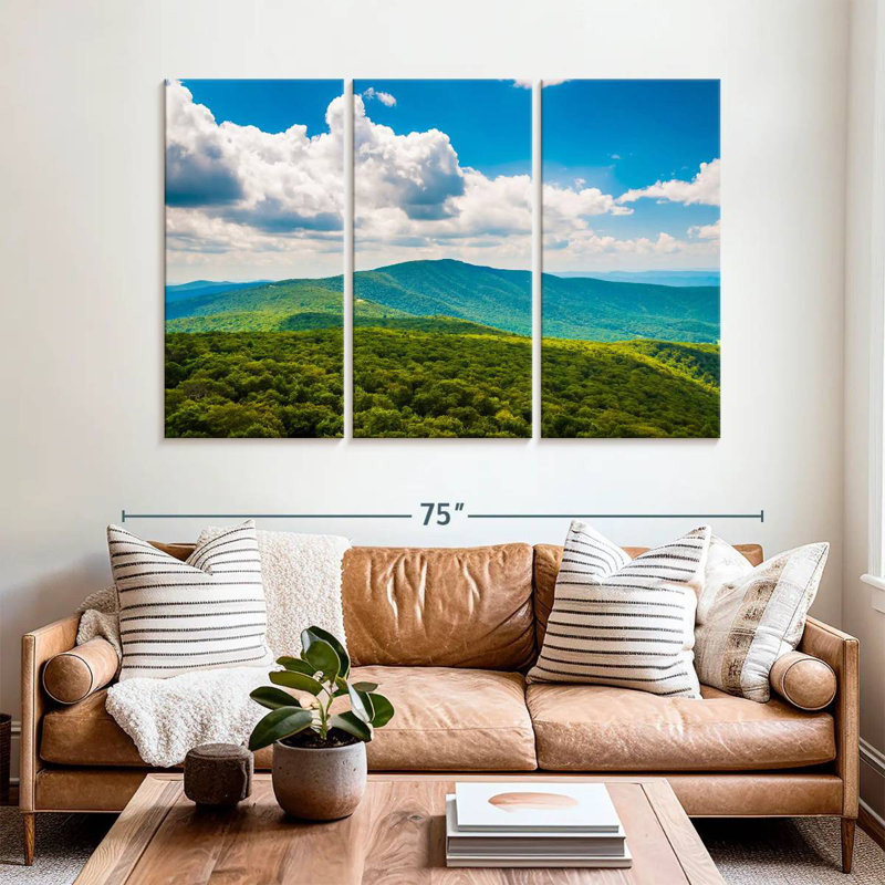 Scène Alvord Blue Ridge Mountains, H 42 po x l 65 po