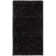 Tapis noir à poils longs Berte