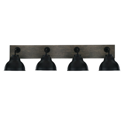 Barre d'éclairage de salle de bain 4 lumières Oxbridge