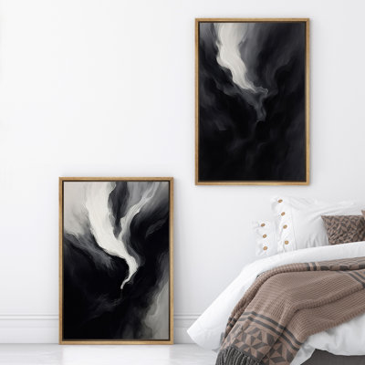 2 pièces, reproduction d'art sur toile encadrée pour une décoration moderne