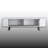 Metal Sled Base Legs Unique TV Stand For Tvs Up To 78'' With Reflective Stripe