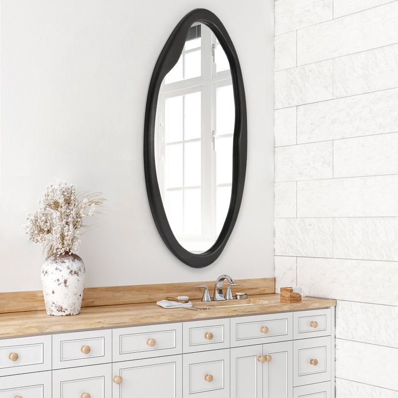 Miroir mural Bernalee, Noir