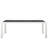 Stance 90.5" Outdoor Patio Aluminum Dining Table In White Gray