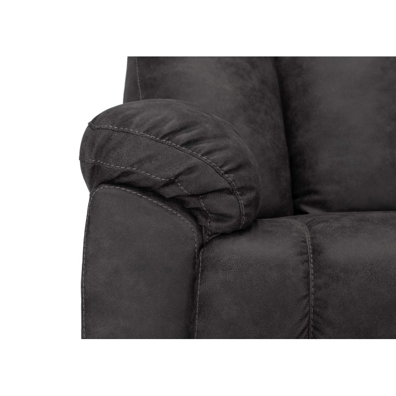 Fauteuil inclinable pivotant standard de 33,5 po de largeur Jerrin, Noir