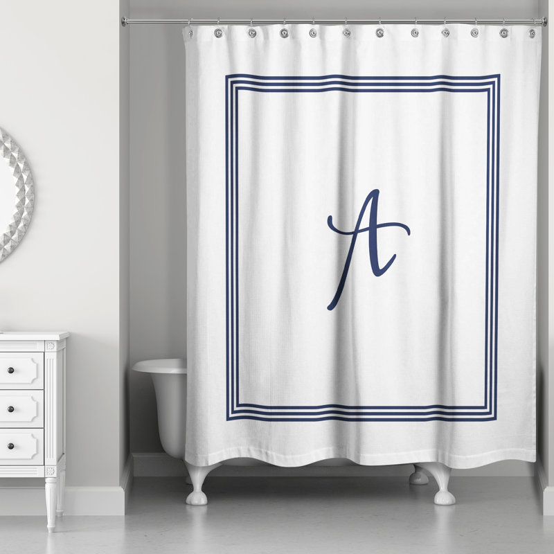  Single Shower Curtain, A, Navy