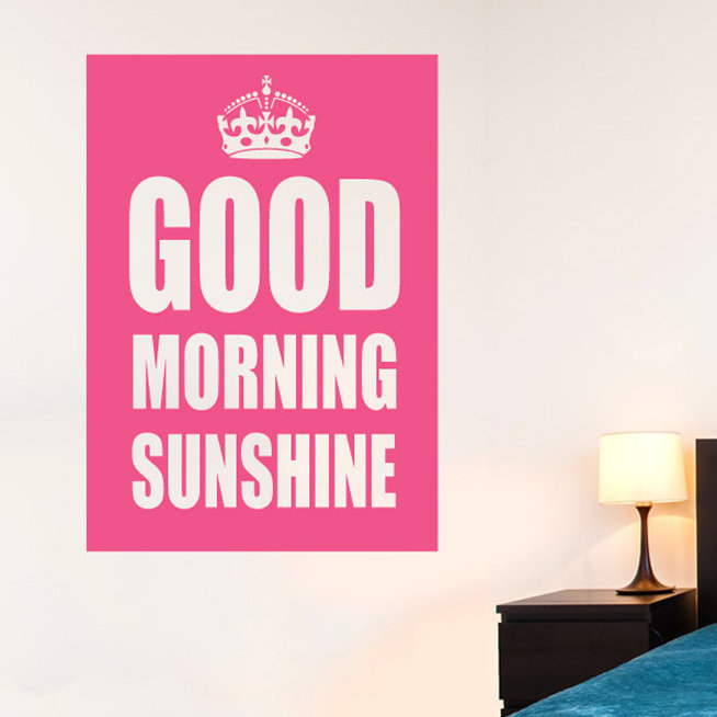 Good Morning Sunshine Wall Sticker