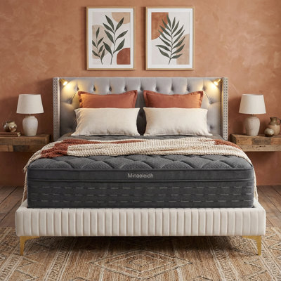 14" King Gel Memory Foam Spring Mattress - Cooling & Fiberglass-Free CertiPUR-US Certified